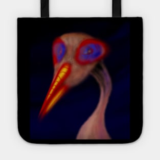 Mysterious strange bird-like creature Tote