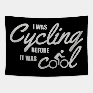 I was cycling before it was cool Tapestry