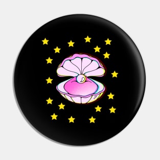 Seashell Dreams - Stars Pin