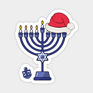 Menorah Jew Hanukkah Chanukah Christmas Magnet