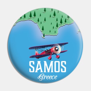 Samos Greece map Pin