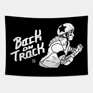 Back on Track - Roller Derby Shirt I Tapestry