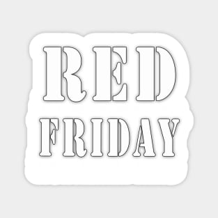 Military Wear Red Friday - Support Troops Magnet