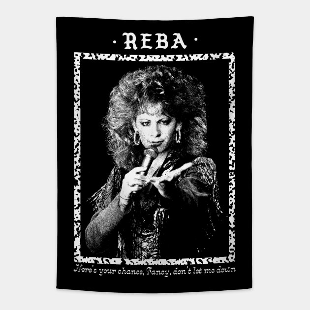 Reba / Fancy \ Vintage Faded Style Fan Design Tapestry by DankFutura