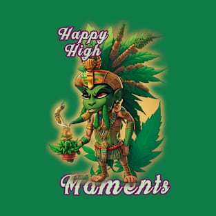 Stoner Aztec God #8 - HAPPY HIGH MOMENTS T-Shirt