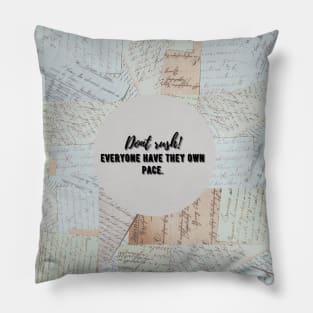 Drawing letter pattern Pillow