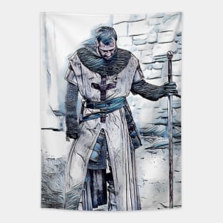 Templar Knight Tapestry