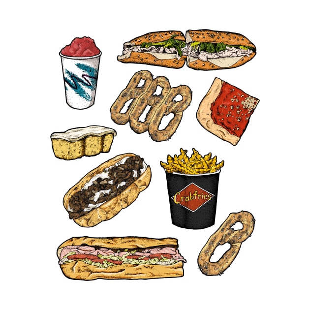 Philly Foods by Elizabeth Weglein Art