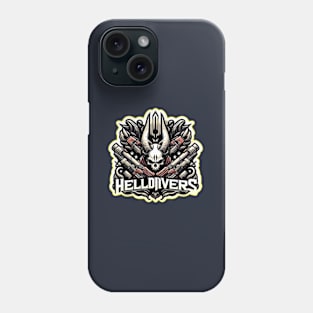 Helldivers Space Conflict Phone Case