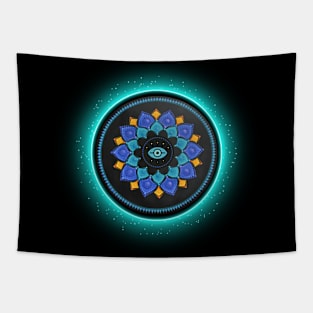 Third Eye, Lotus Flower Mandala. Protection and Guidance. Tapestry