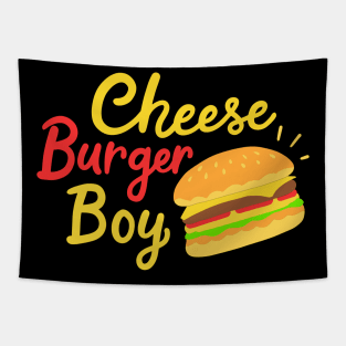 Cheeseburger Boy Tapestry