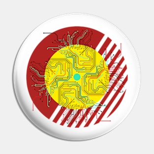 Futuristic Design-Science Fiction Pin