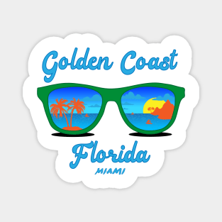 Golden Coast Florida Magnet