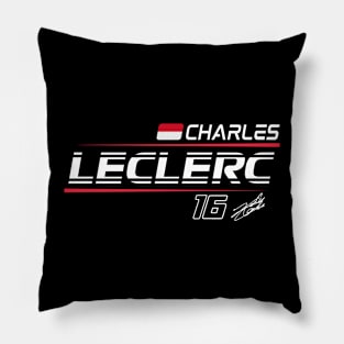 Leclerc Lightning: Speed and Style! Pillow