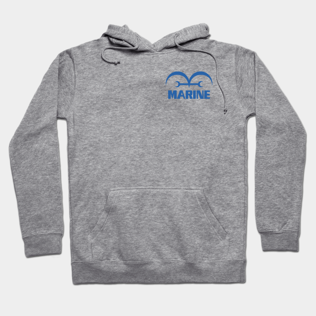 one piece marine hoodie