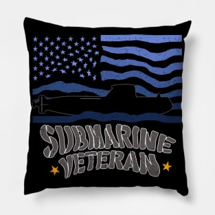 Submarine veteran USA American hero veterans day Pillow