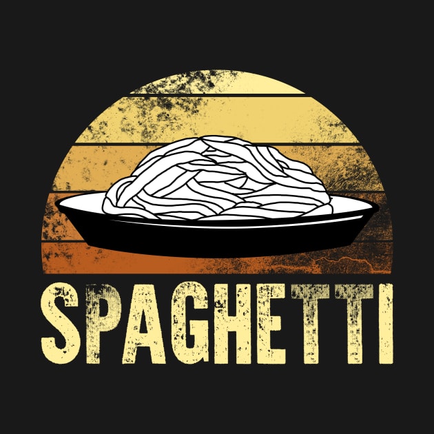 Spaghetti Retro Plate by Imutobi