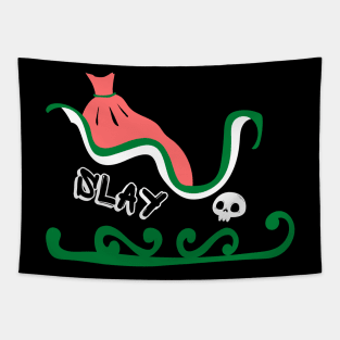 Xmas Sleigh Art Tapestry