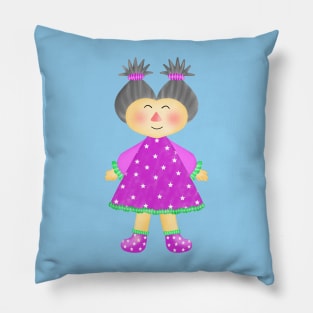 Little funny girl. Pillow