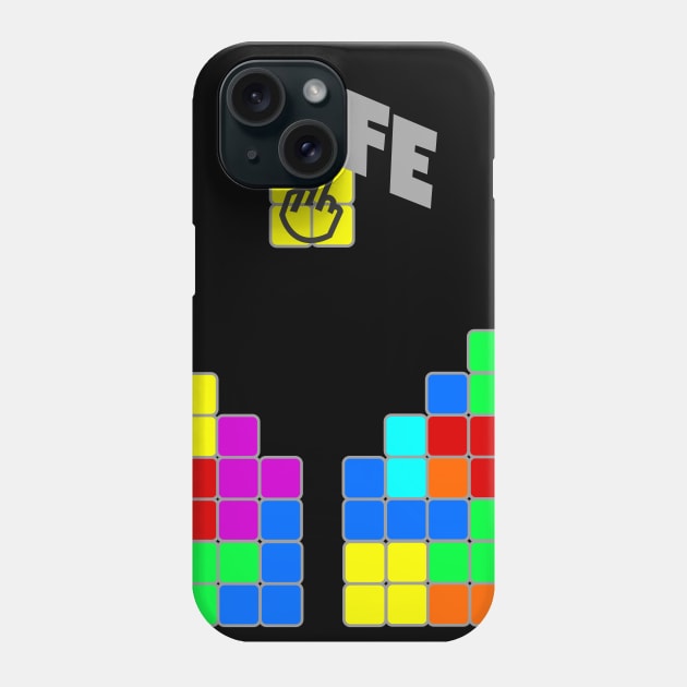 When Life Gives You the Wrong Piece Phone Case by BatGuano Designs