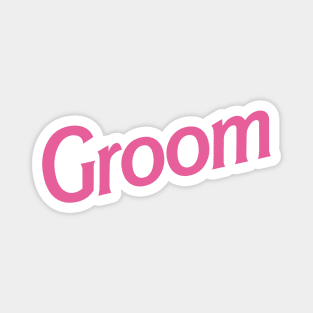 Groom Barbie logo Magnet