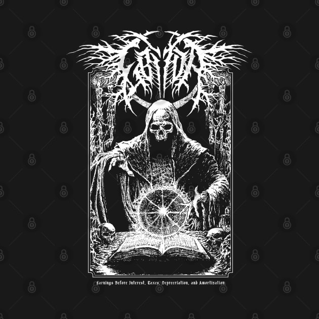 EBITDA death metal by Brootal Branding