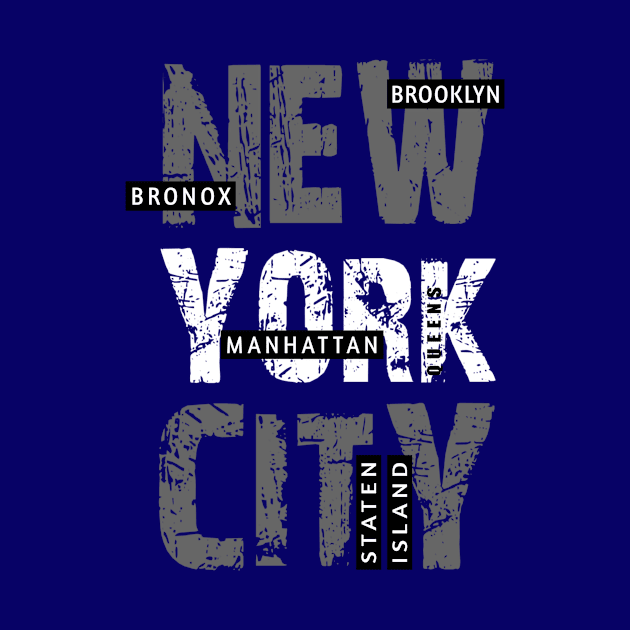 new york city t-shrit by Lampang shop