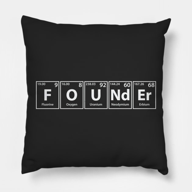 Founder Elements Spelling Pillow by cerebrands