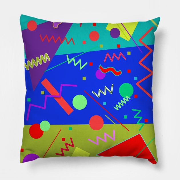 Memphis #54 Pillow by headrubble