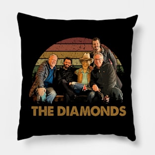 Dancing to Doo-Wop Diamond' Timeless Grooves Pillow