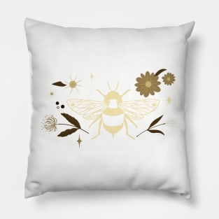 Day Dreams - High Noon - Rustic Golden Yellow Pillow