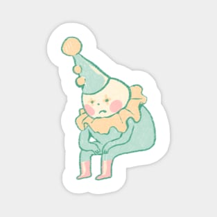 Sad clown Magnet