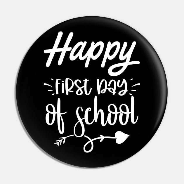 Happy First Day Of School Pin by Dojaja