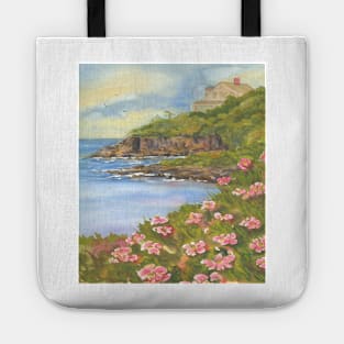 Land&#39;s End on Bailey Island off the coast of Maine Tote