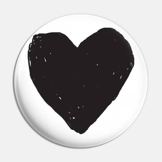 BLACK HEART (L) Pin by mhoiles
