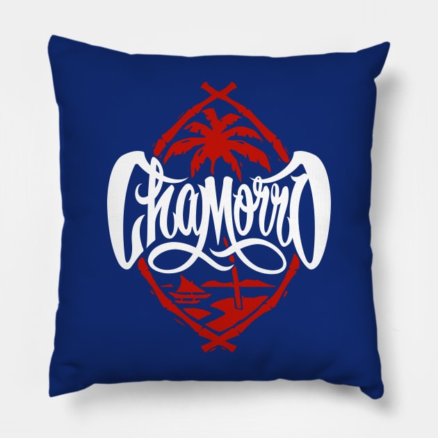 Chamorro Guam USA Pillow by THE LOCAL FABRIC