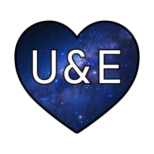 Initials - U & E (Space) T-Shirt