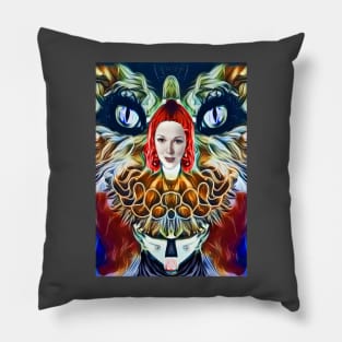 Ophelia the phoenix Pillow