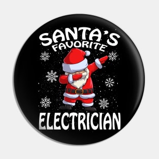 Santas Favorite Electrician Christmas Pin