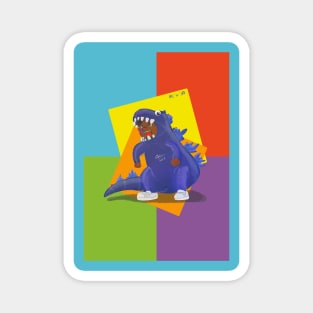 Always wanted to be a Dinossaur (pop bg) Magnet