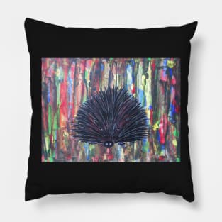 Hedgehog in the woods Pillow
