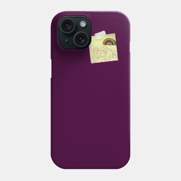 Baby Post-It Note ERN logo Phone Case by Elvis In Leather