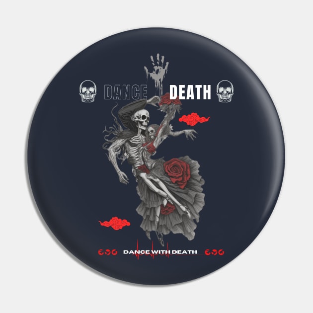 Dance With Death Pin by WOLVES STORE