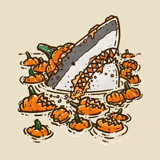 Pumpkin Destruction Shark by nickv47