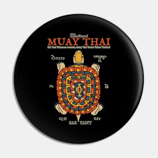 Muay Thai Sak Yant Turtle Tattoo Pin