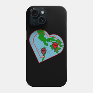 Map To Happiness Me And You Together Phone Case