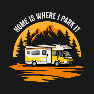 Happy Camper motorhome RV design T-Shirt