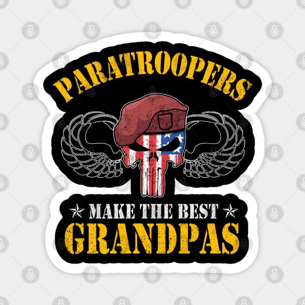 Airborne Paratroopers Make The Best Grandpas Veterans Day Magnet by floridadori