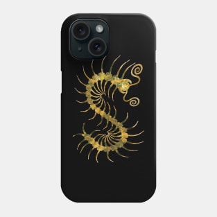 Electric Yellow Centipede Phone Case