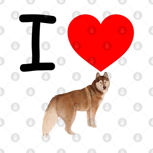 I Heart German Sheperd by EmoteYourself